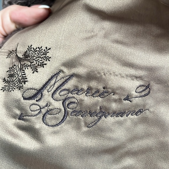 Vintage Brown Persian Lamb Jacket With Mink Collar Cuffs - Picture 5 of 16